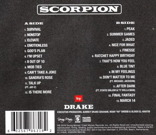 Drake - Scorpion - CD