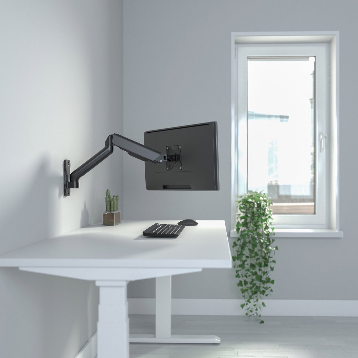 Deltaco ARM-0360 Monitor beugel - Kantelbaar & Draaibaar - 17 t/m 32 inch - Max 9kg