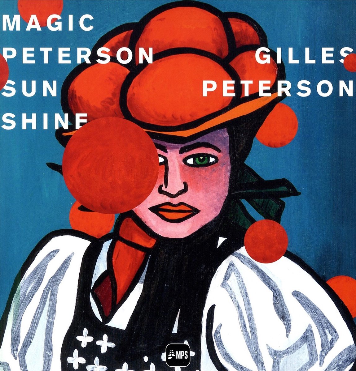 kunst, portret, modern, felle kleuren, kunstwerk