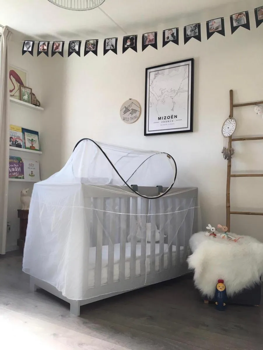 Deryan Luxe Klamboe voor Campingbed - Klamboe Voor Ledikant - Babyklamboe - Universeel