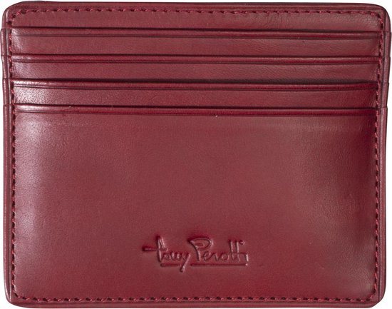 Tony Perotti Creditcardhouder met muntgeldvakje - Rood