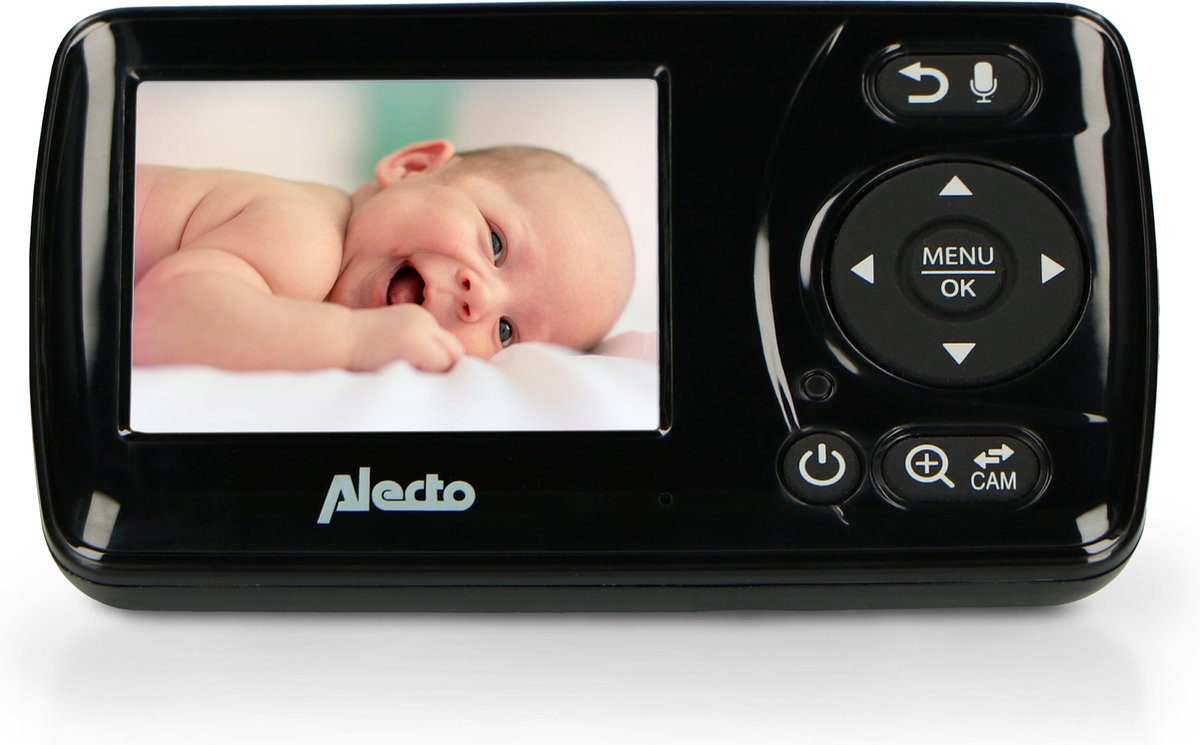 Alecto DVM71BK - Babyfoon met camera - scherm - Zwart