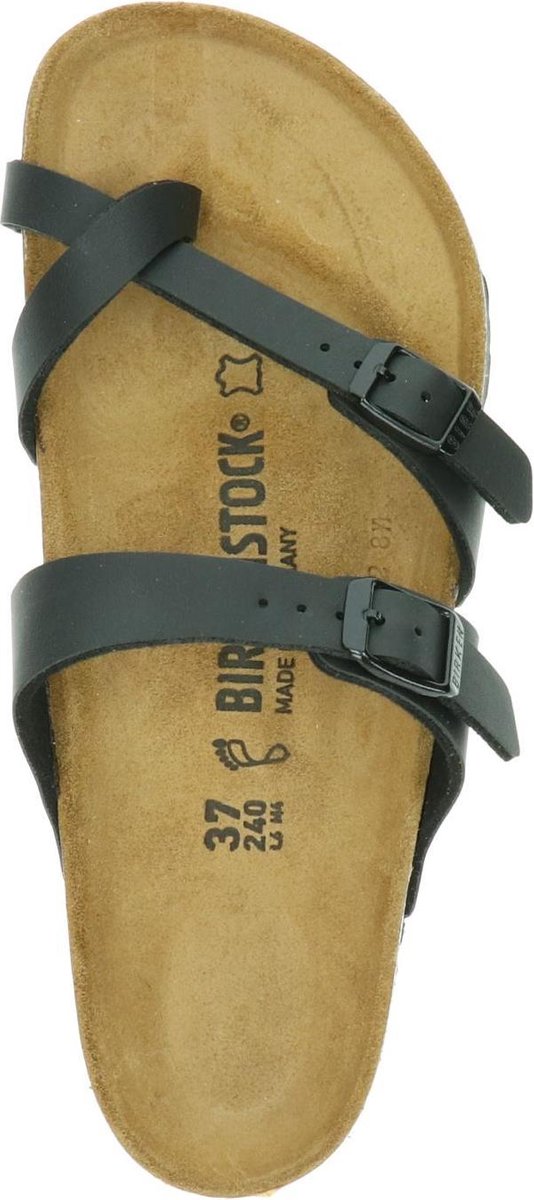 Birkenstock - maat 38 - Mayari Dames Slippers Regular fit - Black