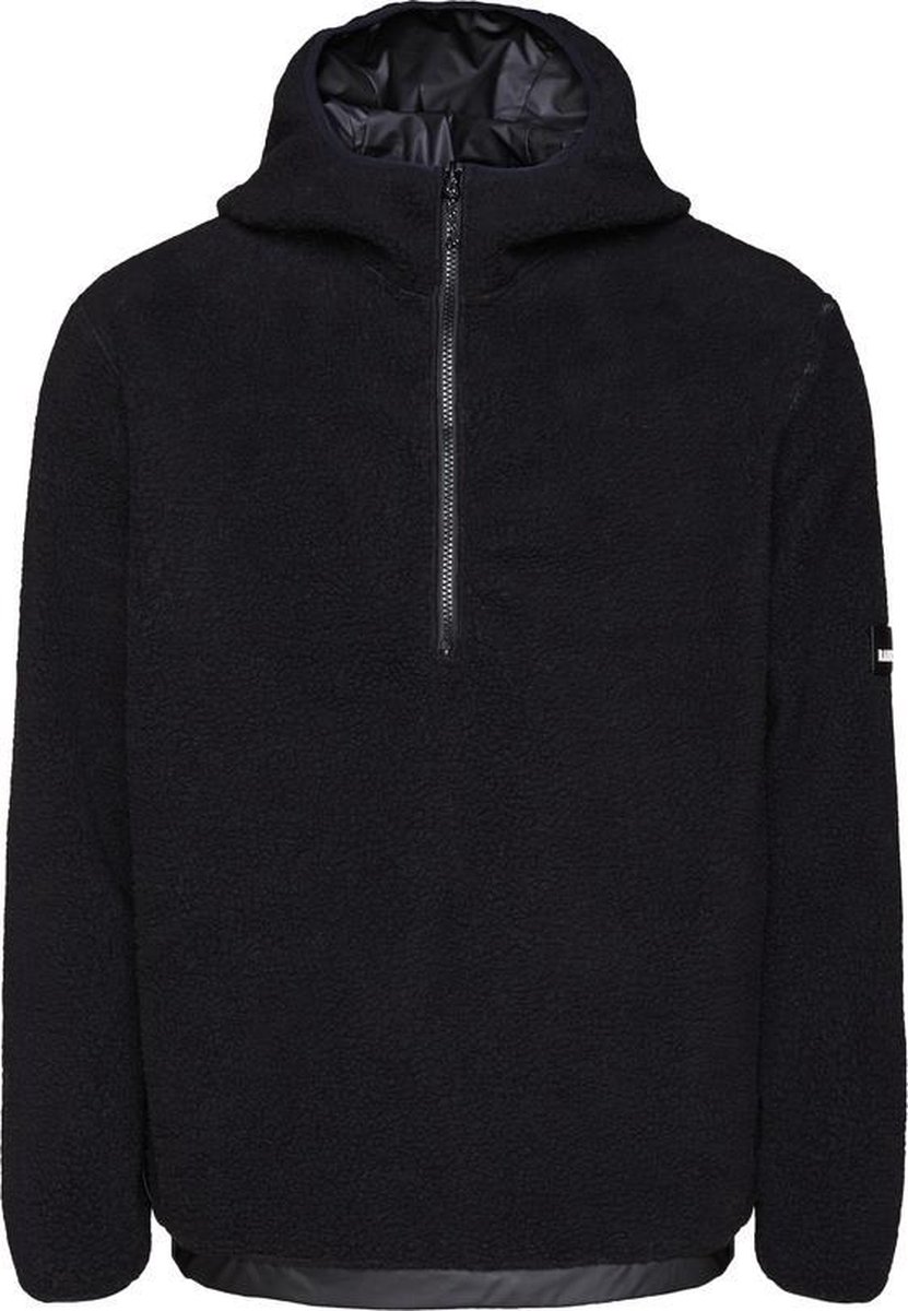 Rains - maat L/XL - Fleece Pullover Hoodie - Black - Unisex