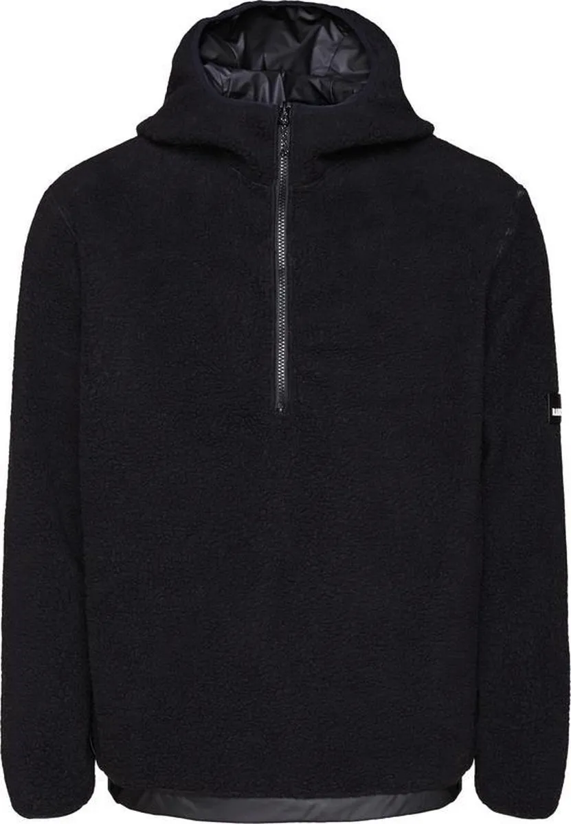 Rains - maat L/XL - Fleece Pullover Hoodie - Black - Unisex