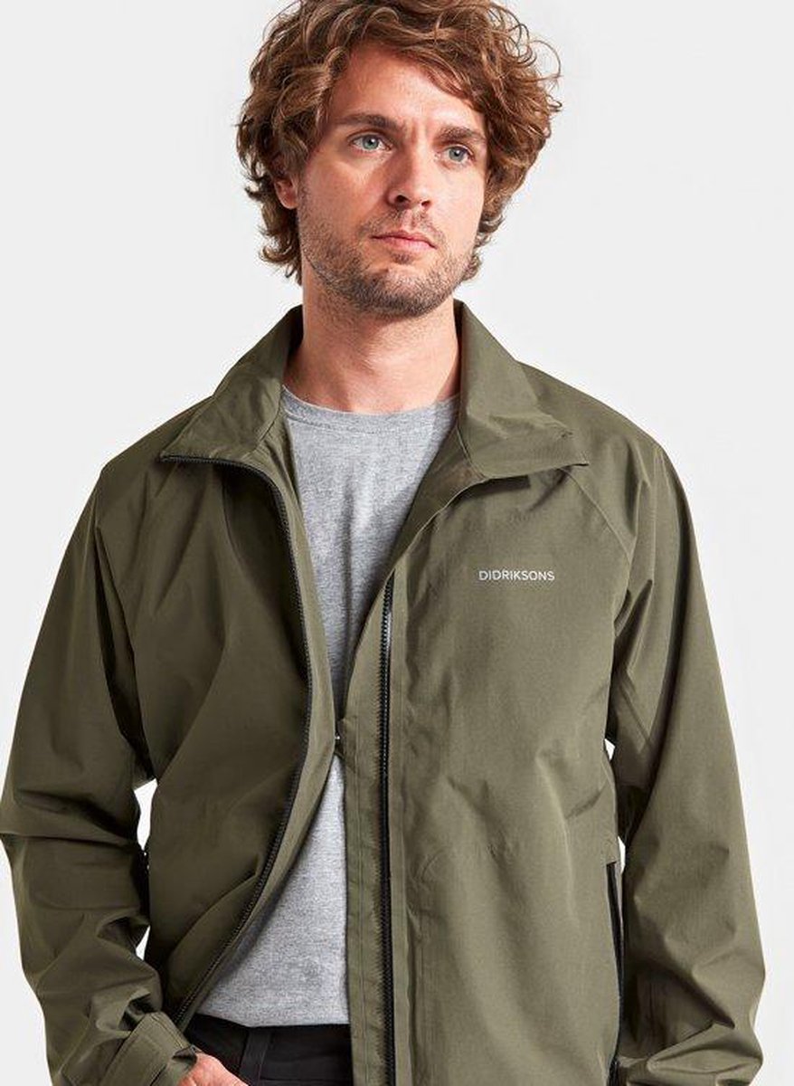 Didriksons Colin Usx Jkt - Maat S - Outdoorjas Unisex - Fog Green