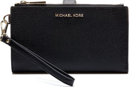 Michael Kors Portemonnee / Portefeuille Dames - Ritsportemonnee - Leer - Jet Set - Zwart