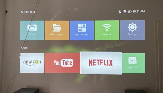 Anker Nebula Apollo - Smart Mini beamer - Android - Apple AirPlay