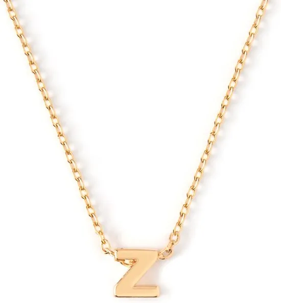 Orelia letter ketting Z goudkleurig