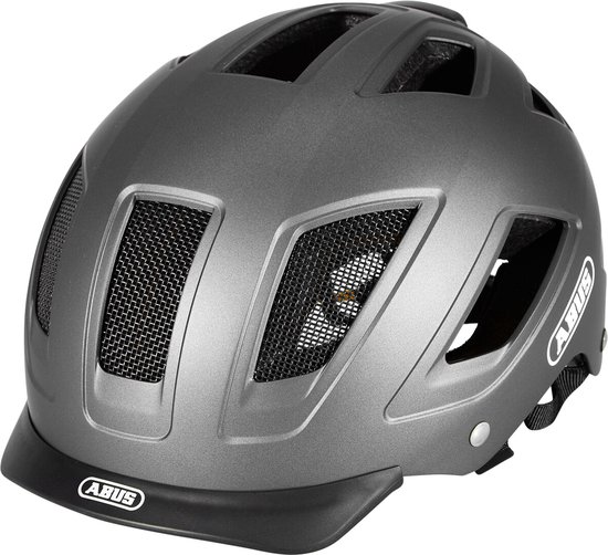 Fietshelm ABUS HYBAN 2.0 MIPS titan M - 52-58 cm - grijs - Geschikt voor gebruik op elektrische fietsen - stadsfietsen - 420 g