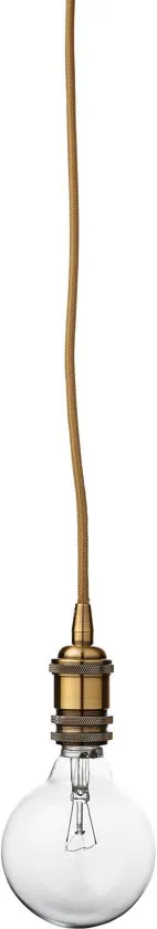 Bloomingville - Hanglamp - Metaal - Bronskleurige kabel 3 mtr. - Brons Finish