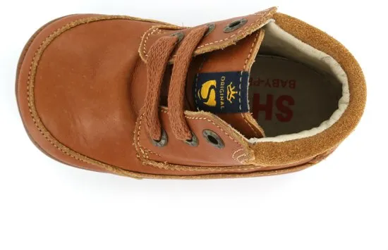 SHOESME BABYSCHOENTJES SMART COGNAC - MAAT 18