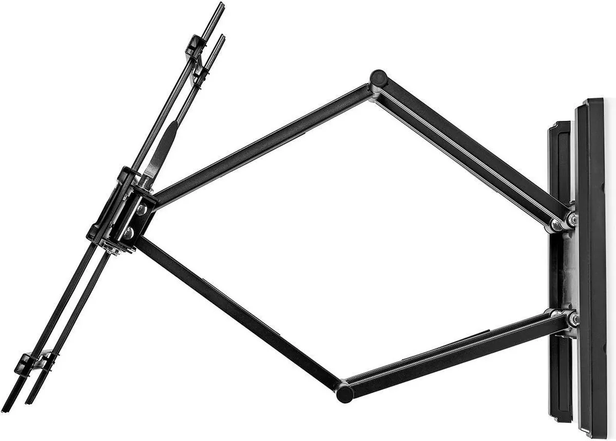 Nedis Draai- en Kantelbare TV-Muurbeugel - 37-80  - Maximaal schermgewicht: 70 kg - Kantelbaar - Dra