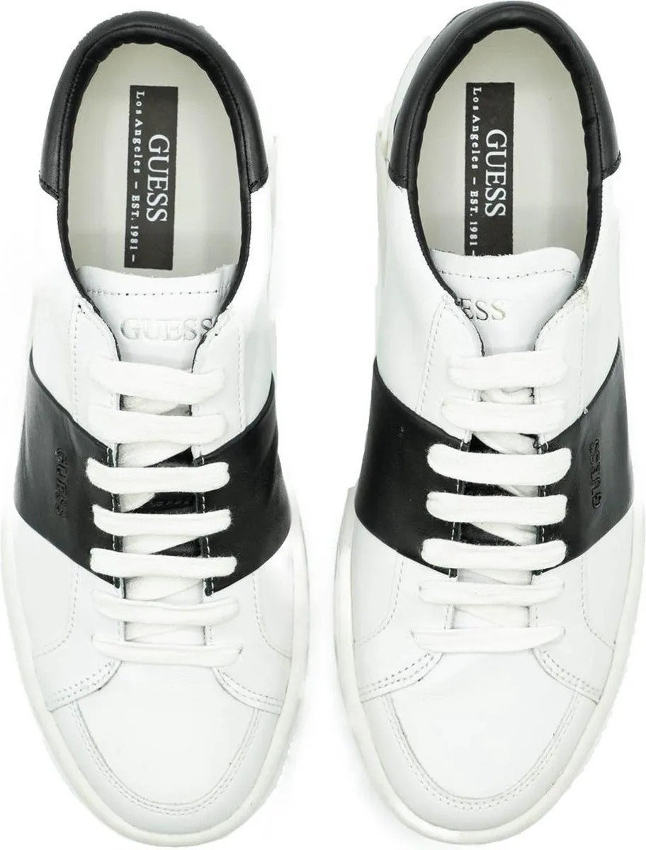 GUESS Verona Stripe - Maat 41 - Heren Sneakers - Wit