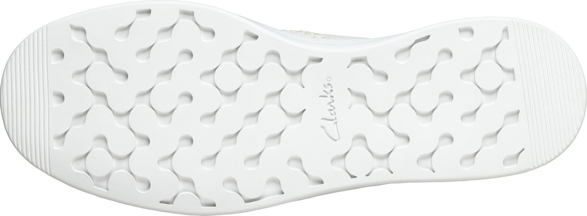 Clarks Hero Walk Dames Sneakers - 39 - White Combi