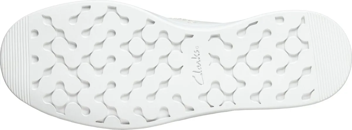 Clarks Hero Walk Dames Sneakers - 39 - White Combi