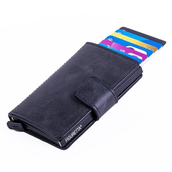 Figuretta RFID Creditcardhouder - Zwart