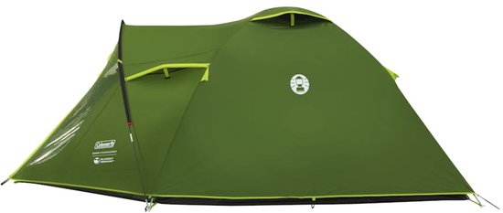 Coleman Darwin 3 Plus Blackout kampeertent – 3 persoons tent – verduisterend – water- en windbestendig - groen