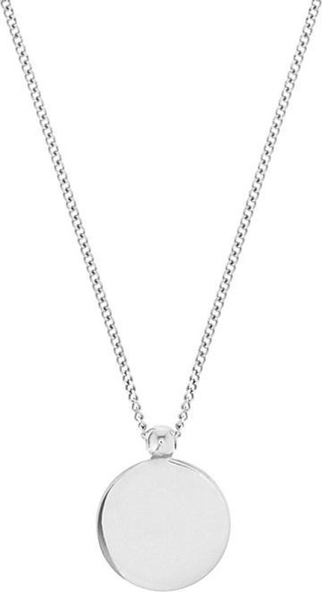 The Jewelry Collection - Ketting Rondje 1,0 mm 41 + 5 cm - Zilver