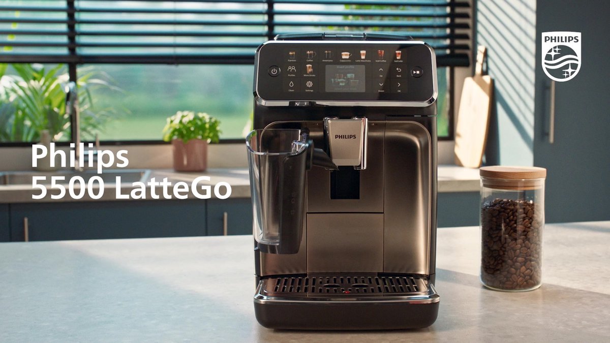 Philips Series 5500 - EP5543/90 - Espressomachine - volautomatische koffiemachine - 20 koffierecepten - Silentbrew