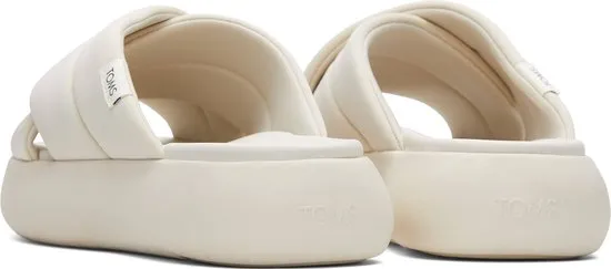 TOMS - maat 37-38-  Dames Alpargata Mallow Crossover Slippers Beige