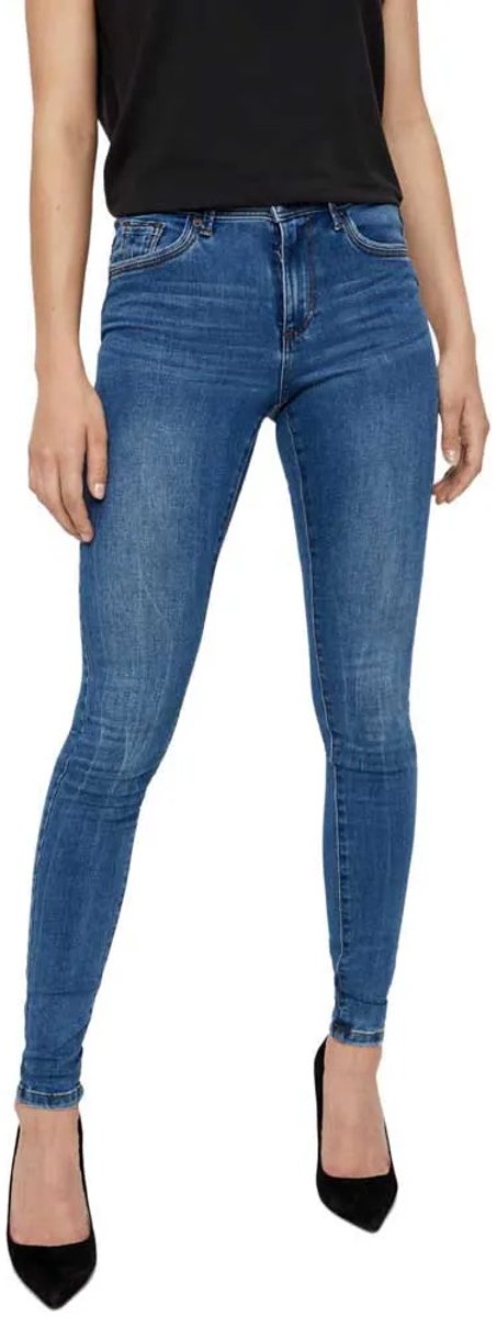 VERO MODA  Maat M - L32 - VMTANYA MR S PIPING JEANS VI349 GA NOOS - Dames - Jeans