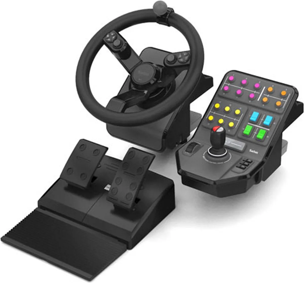 Logitech G Saitek - Farming Simulator Controller - Heavy Equipment bundel - Geschikt voor PC & Mac - Zwart