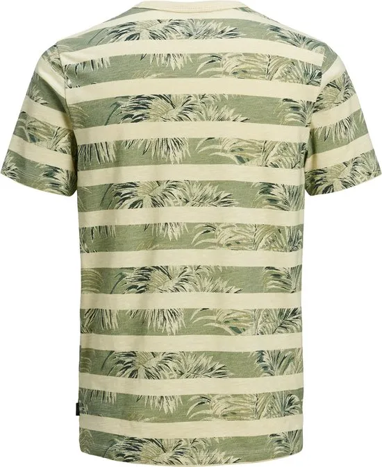 Jack & Jones - JPRDUSTIN BLU, AOP TEE SS CREW NECK - M - Pear Sorbet