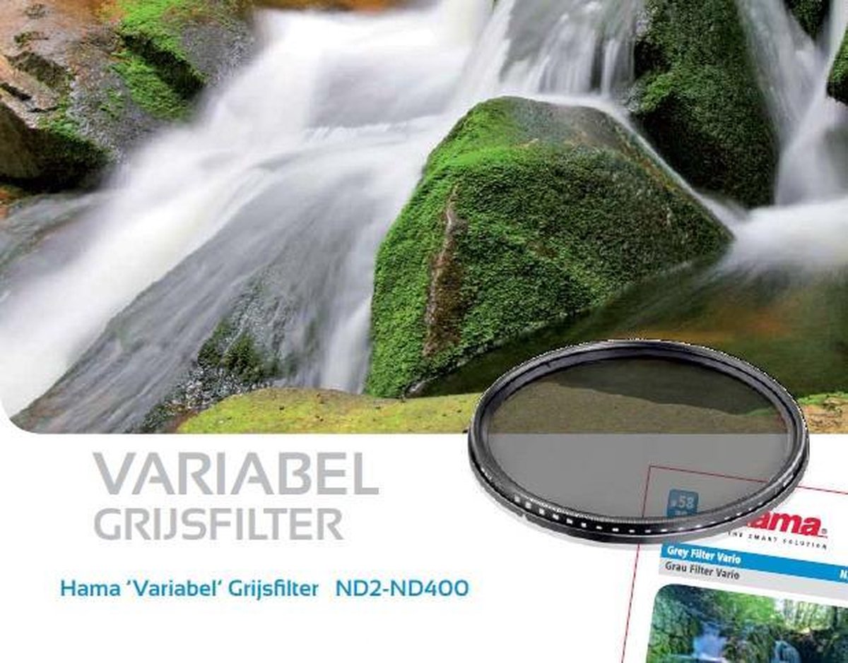 Hama Grijsfilter - Vario ND2-400 - 52mm