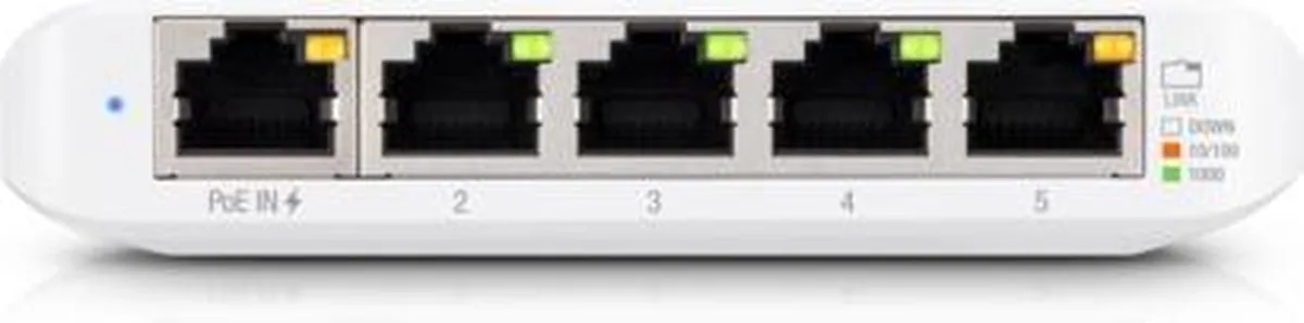 Ubiquiti USW-Flex-Mini-3 - Fully managed Switch - PoE - 15 poorten - Gigabit (Tot 1000 Mbps)