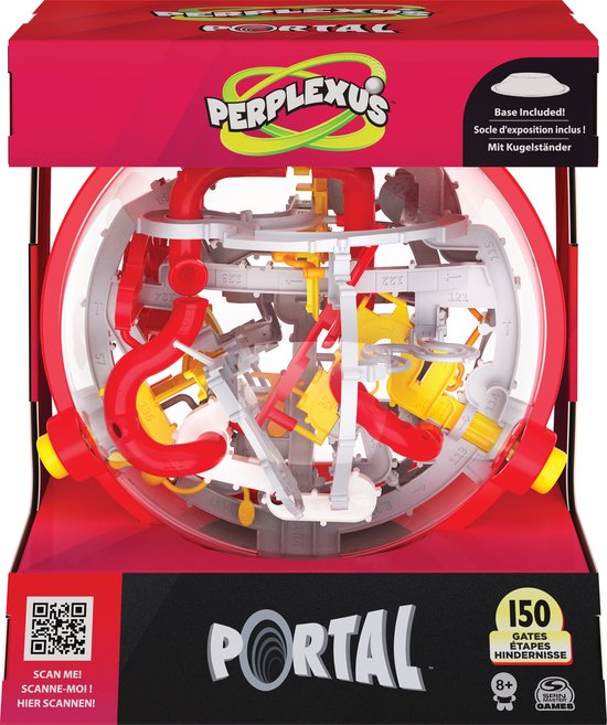 Perplexus - Portal 3D-puzzel - Baldoolhof - Fidget-speeltjes -Reisspellen - Puzzels - 150 obstakels