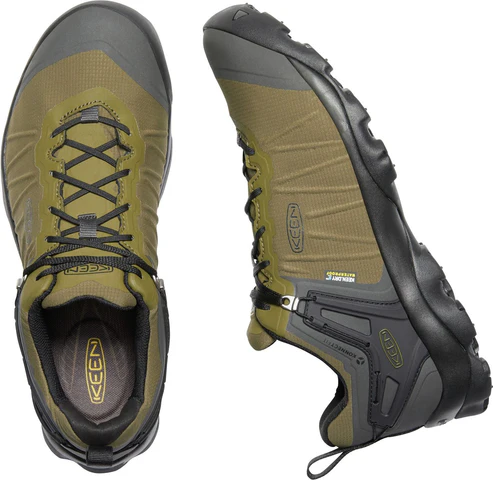 KEEN - maat 46- Venture Mid Wp Dark Olive/Raven Wandelschoenen Heren