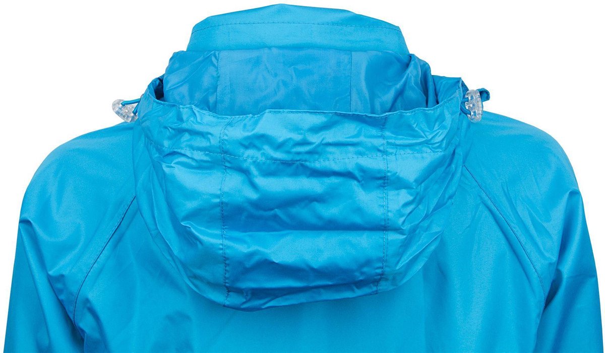 Ralka Regenjas Deluxe Lang Model - Dames - Zwart/Aqua - 42