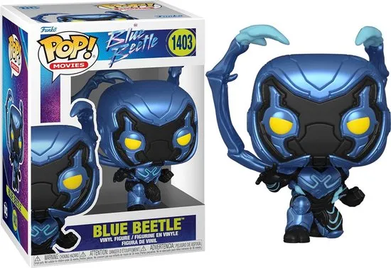 Funko Pop! DC Comics Blue Beetle #1403 - Blue Beetle  With chance of chase