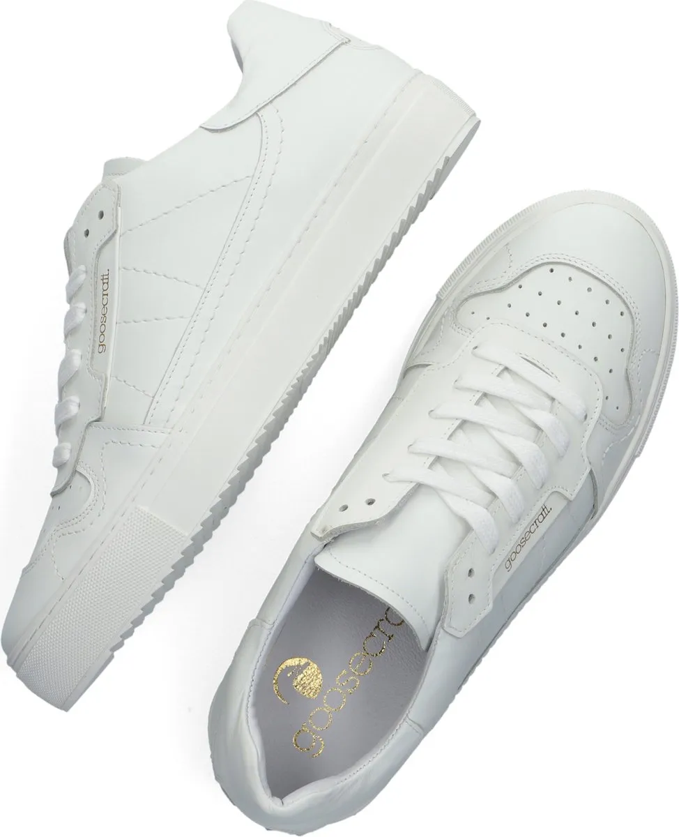 Goosecraft Christian 544 Lage sneakers - Leren Sneaker - Heren - Wit - Maat 41