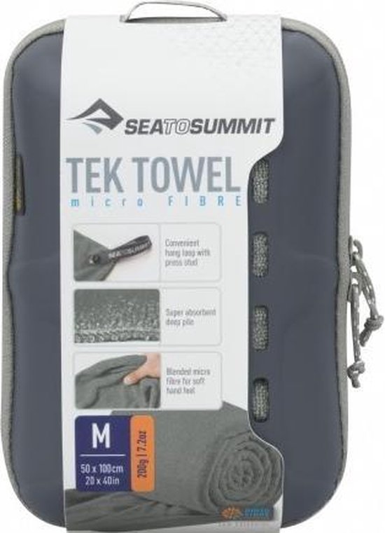 Sea to Summit Tek Towel Reishanddoek - XL - 75x150cm - Grijs