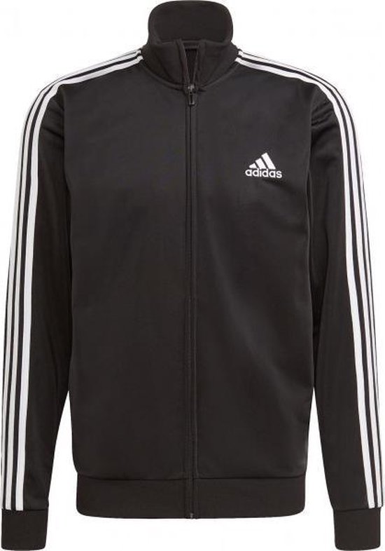 dgmoutlet-nl-adidas-Primegreen-Essentials-3-stripes-Trainingspak-Mannen-Maat-M-aanbieding-sale-korting-1 adidas maat M  Primegreen Essentials 3-stripes TrainingsJack Mannen