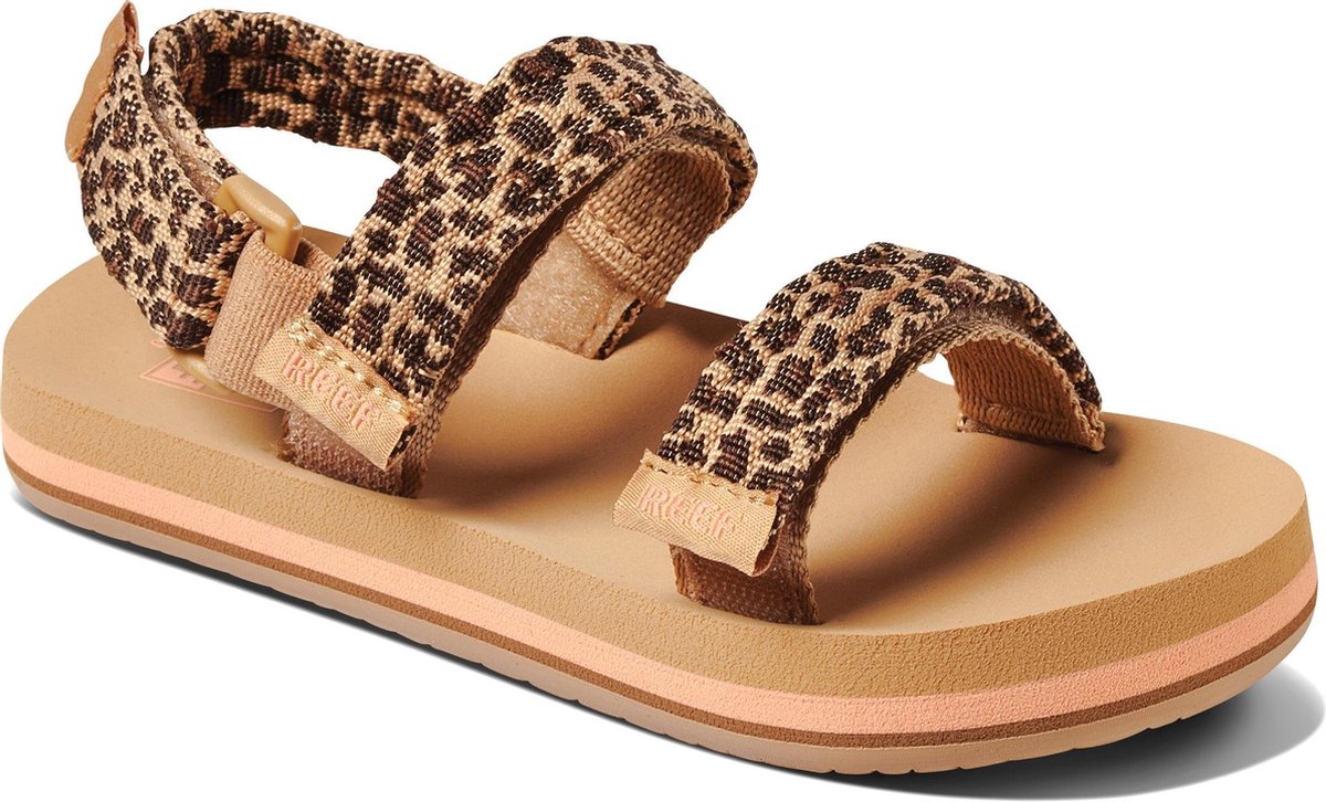 Reef - Maat 35.36 - Little Ahi Convertible Meisjes Slippers - Leopard