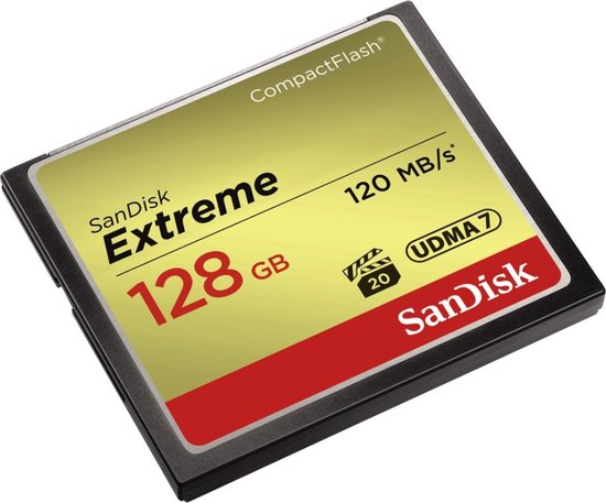 Sandisk CompactFlash Extreme 128GB (120/85)
