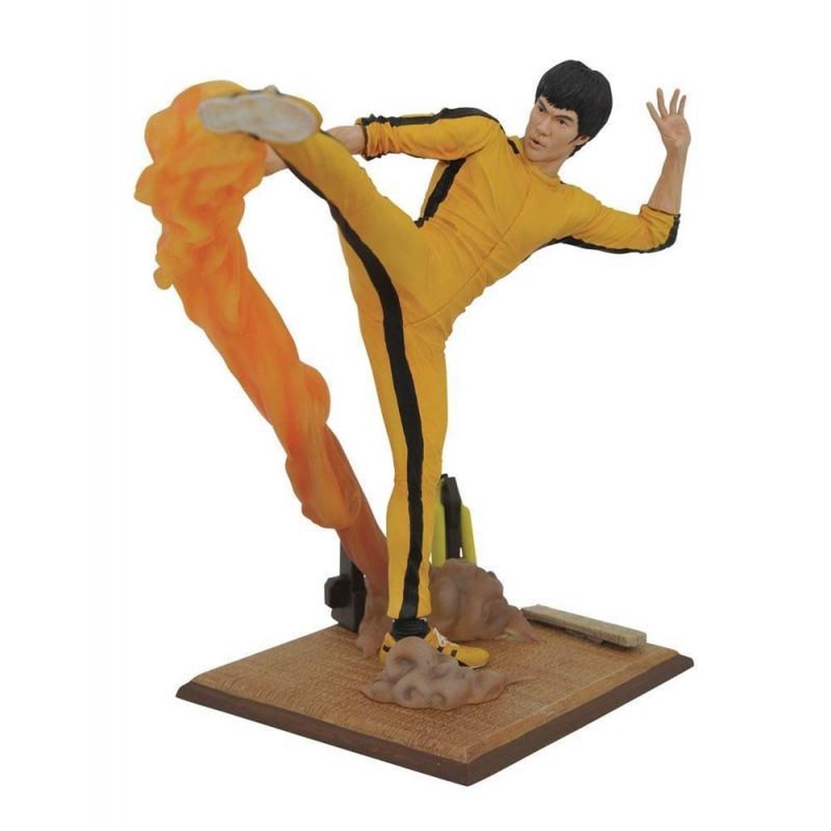 Bruce Lee Gallery Kicking PVC Figure