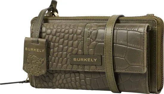 BURKELY Cool Colbie Dames Phone Wallet - Groen