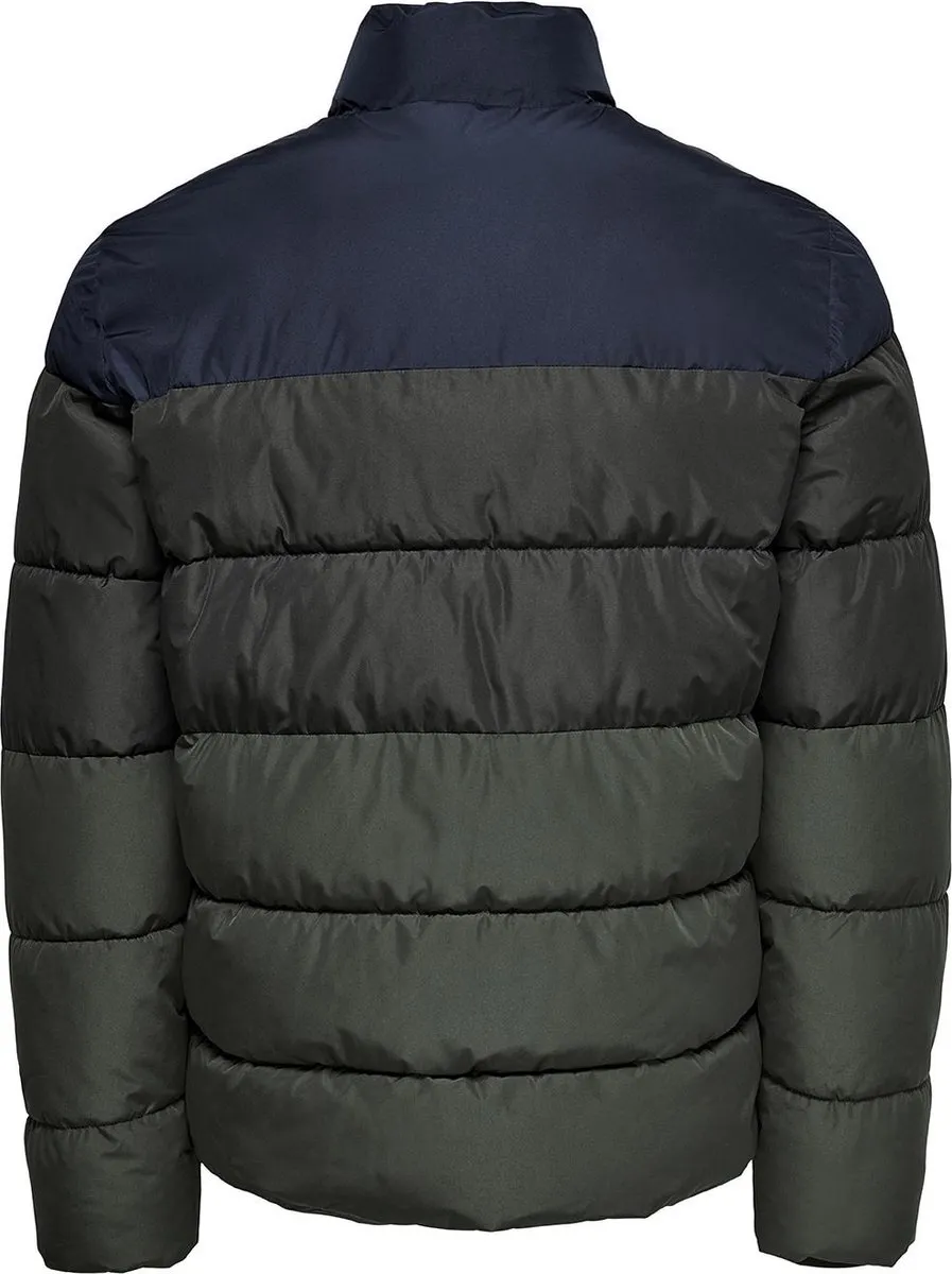 ONLY & SONS - Maat M - ONSMELVIN LIFE QUILTED JACKET OTW VD Heren Jas