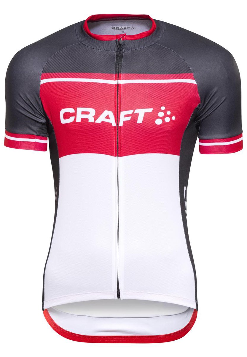Craft Classic Logo Jersey korte mouwen Heren wit Maat L