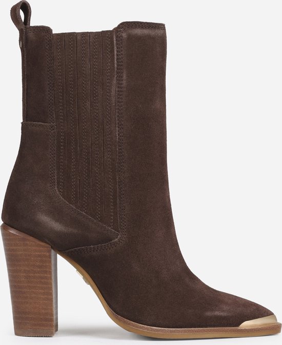 BRONX - maat 40- New Americana Dames Enkellaarzen - Bruin