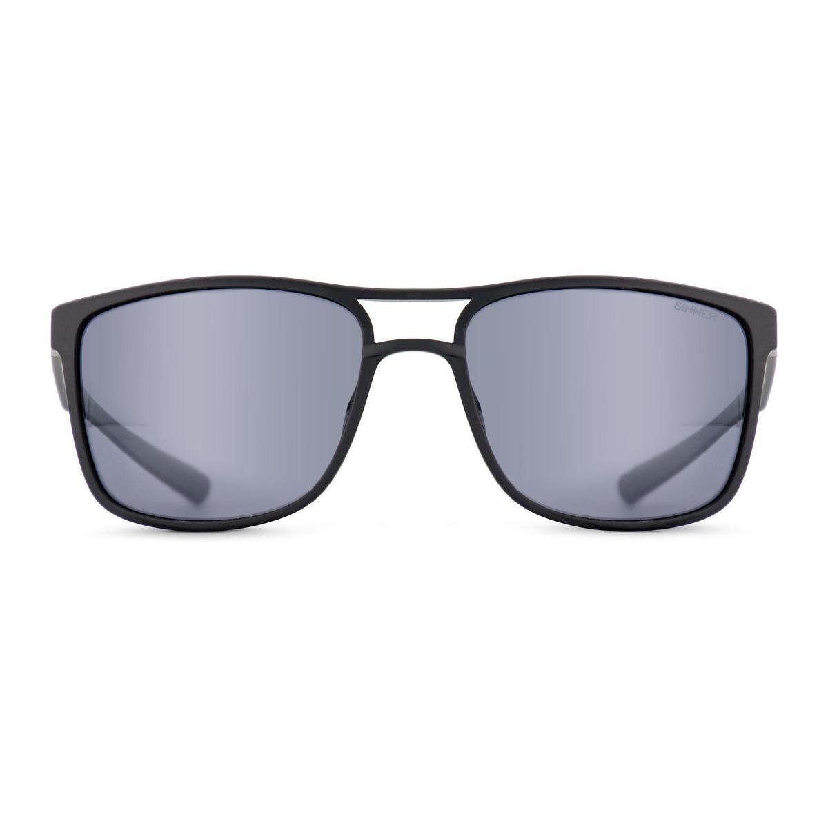 SINNER Capitan Gepolariseerde Unisex Zonnebril - Zwart