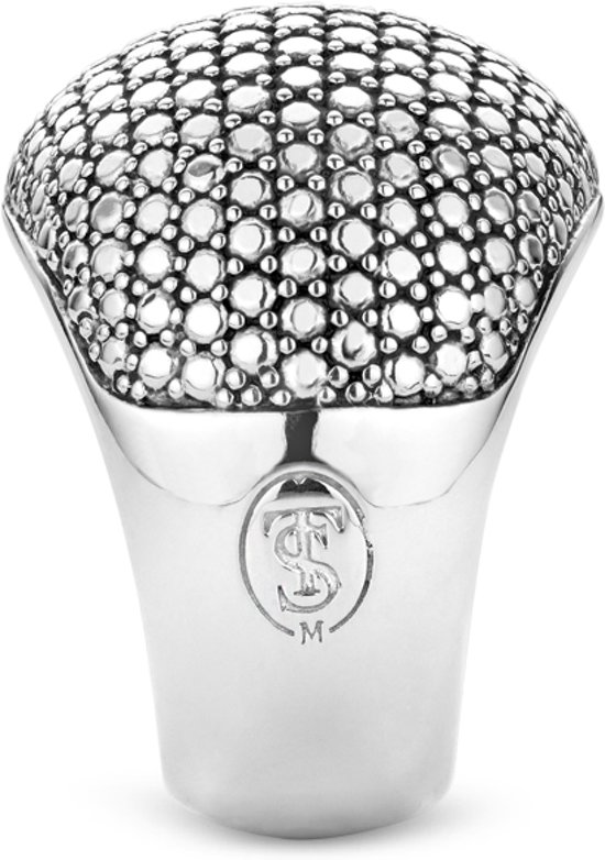 TI SENTO Milano Ring 1954SD - Maat 16 mm - Gerhodineerd Sterling Zilver