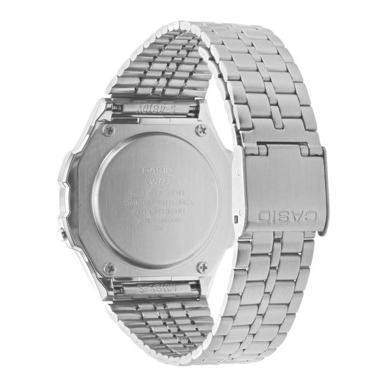 Casio Vintage Iconic A171WE-1AEF Unisex Horloge 37 mm - Zilverkleurig