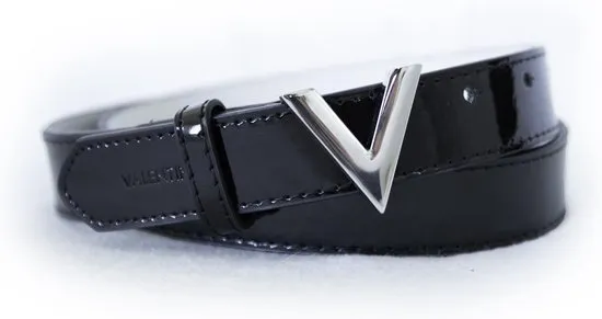 Valentino Forever Kledingriem - Zwart lak - Maat M (110 cm)