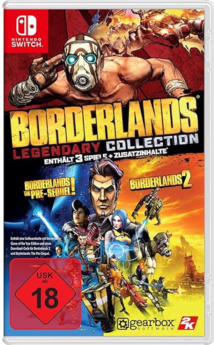 Borderlands Legendary Collection (Duits) - Nintendo Switch (Code in a box)