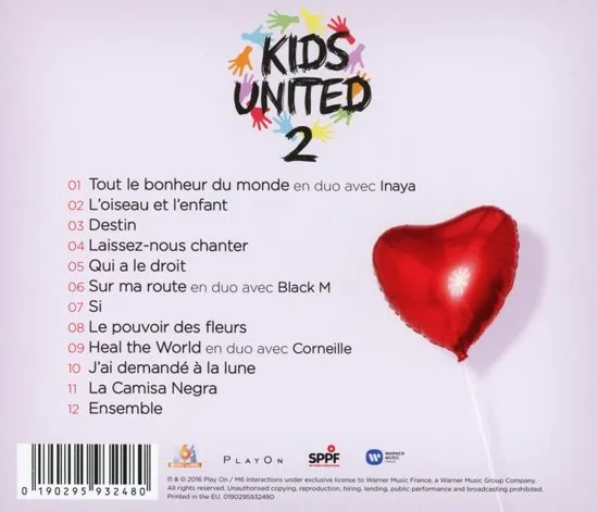 Kids United 2 - Tout Le Bonheur Du Monde (CD)